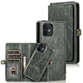 Pikkukuva 2 / 11: iPhone 12 Mini - Käytännöllinen ja kestävä 2-in-1 lompakkokotelo Mörkblå