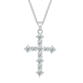 Pikkukuva 1 / 7: Stilrent Exklusivt Kors Halsband Hög Kvalitet Silver