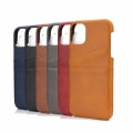 Pikkukuva 2 / 11: iPhone 15 - Slimmat PU-läderfodral med 2-kortfack Brown