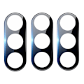 Miniatyrbillede 6 af 7: Kameralinsskydd 2.5D Samsung Galaxy A04s (2-pack) Transparent