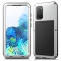 Samsung Galaxy S20 - Kraftfullt Skyddande Aluminium Skal Silver