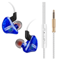 Miniatyrbild 3 av 10: JX In-ear Hörlurar med Mic In-lineControl (Earphone) Röd