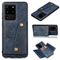 Miniatyrbillede 5 af 11: Samsung Galaxy S20 Ultra - Kraftfullt Skal med Kortfack Grå