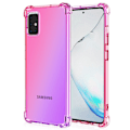 Miniatyrbillede 2 af 11: Samsung Galaxy A71 - Elegant Smart Silikonskal Blå/Rosa