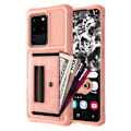 Miniatyrbilde 9 av 11: Elegant Skal med Kortfack - Samsung Galaxy S20 Ultra Svart Svart