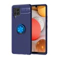 Samsung Galaxy A12 - Smart Skal med Ringhållare Blå