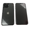 Miniatyrbilde 6 av 11: Aluminium Fram- & Baksida Skärmskydd 9H HD-Clear iPhone 11 Pro Silver