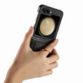 Pikkukuva 7 / 11: Samsung Galaxy Z Flip 5 - Ringhållare Stötsäkert Korthållarskal Black