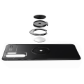 Miniatyrbilde 9 av 10: Smidigt Skal med Ringhållare - Huawei P30 Pro Svart/Röd
