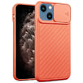 Miniatyrbillede 1 af 11: iPhone 13 Mini - Stilrent Stötdämpande Skal med Kamera Skydd Orange