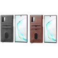 Miniatyrbillede 11 af 11: Elegant Skal med Kortfack - Samsung Galaxy Note10 Plus Brun