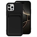 Miniatyrbild 8 av 11: iPhone 16 Pro - Genomtänkt Floveme Skal med Korthållare Marinblå