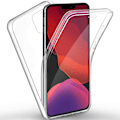 Pikkukuva 6 / 8: iPhone 12 Pro - Stötdämpande Dubbelsidigt Silikonskal Rosa