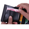 Miniatyrbillede 4 af 11: Eksklusiv Design-kortholder (RFID & NFC Beskyttelse samt GSA) Brun