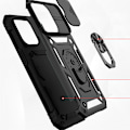 Miniatyrbillede 10 af 11: iPhone 15 Plus - Ultimat Skydd och Funktionalitet med detta Armor Skal Röd
