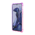 Miniatyrbilde 9 av 11: Xiaomi Mi 11T Pro - Stötdämpande Stilrent Silikonskal Blå/Rosa