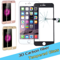 Miniatyrbilde 1 av 7: iPhone 6/6S skjermbeskytter av karbonfiber HuTech Fullfit 3D Vit