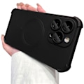 Miniatyrbillede 10 af 11: iPhone 12 Pro Max - Silikonskal med Magnetiskt Stötskydd Grå
