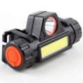 Miniatyrbillede 9 af 11: Praktiskt Kraftfull Mini Pannlampa Svart