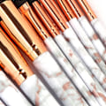 Miniatyrbillede 11 af 11: 15 stk. Patie-Minerals Makeup Kosmetiske Børster Grå