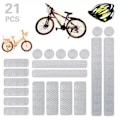 Pikkukuva 3 / 8: 21-Pack Reflex-Remsor i Varierade Former Gul