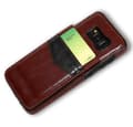 Smidigt Skal med Kortfack - Samsung Galaxy S8+ Brun