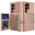 Pikkukuva 8 / 11: Samsung Galaxy S24 Ultra - Elegant Plånboksfodral Läder i Snygga Färgval Marinblå