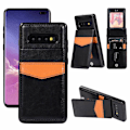 Miniatyrbillede 10 af 11: Samsung Galaxy S10 Plus - Praktiskt Stilsäkert Skal med Kortfack Blå
