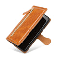 Pikkukuva 10 / 11: iPhone 14 - Plånboksfodral med Kortfack & Zipper Röd