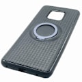 Pikkukuva 3 / 11: Stilrent Carbondesign skal med ringhållare Huawei Mate 20 Pro Silver