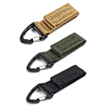 Pikkukuva 5 / 9: Slittålig Taktisk Nyckelkrok Ryggsäck Webbing MOLLE Grön