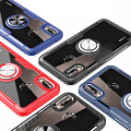 Pikkukuva 7 / 11: Huawei P Smart 2019 - Praktiskt Skyddsskal med Ringh�llare Svart Svart