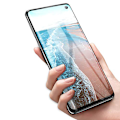Miniatyrbillede 4 af 11: HuTech EXXO-Skärmskydd i 3D 2-PACK till Samsung Galaxy S10 Svart