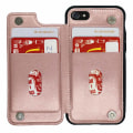 Miniatyrbilde 1 av 11: Elegant Skal med Kortfack - iPhone 8 Roséguld Roséguld