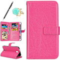Pikkukuva 1 / 11: Stilrent Elegant 9-korts Plånboksfodral för iPhone 7 FLOVEME Rosa