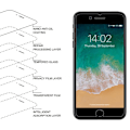 Pikkukuva 7 / 10: iPhone 7 Plus Skärmskydd Anti-Spy HD 0,3mm Svart