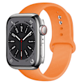 Miniatyrbillede 8 af 11: Klassisk holdbart silikonearmbånd til Apple Watch 38mm/40mm/41mm Grå M