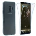 Samsung A6 Plus 2018 Dubbelsidigt silikonfodral TOUCHFUNKTION Blå Blå