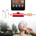 Pikkukuva 7 / 11: Praktiskt Type-C Audio Adapter AUX 3.5 + Type-C Port Guld