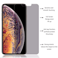 Pikkukuva 1 / 11: iPhone 11 Pro Max Anti-Spy Skärmskydd 9H Svart