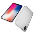 Mattbehandlat Silikonskal till iPhone XS Max Frostad