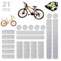 Pikkukuva 3 / 8: 21-Pack Reflex Remsor i Olika Formar Röd