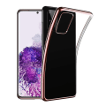 Pikkukuva 1 / 11: Samsung Galaxy A71 - Skyddande Stilrent Silikonskal Roséguld