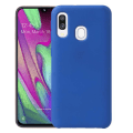 Miniatyrbilde 5 av 11: Samsung Galaxy A40 - Skyddande Matt Silikonskal Svart