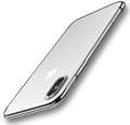 iPhone X - Electro Plated Silikonskal Silver