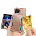 Pikkukuva 7 / 11: iPhone 15 - Elegant plånboksfodral i lyxigt PU-läder Red