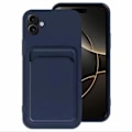 Miniatyrbilde 2 av 11: iPhone 16 Plus - Välj mellan Flear Färger - Smidigt Skal med Korthållare Aprikos