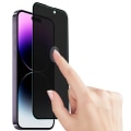 Miniatyrbilde 8 av 11: Skärmskydd 2.5D Svart Spy för iPhone 15