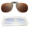 Miniatyrbillede 1 af 11: Polarized Exklusiva Solglasögons Överdrag Brun