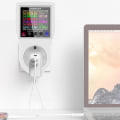 Miniatyrbilde 4 av 8: WIFI Smart Socket Digital Wattmätare Elmätare Vit
